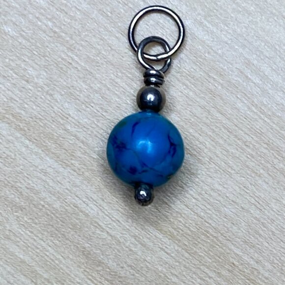 Small Pendants - Sterling Silver 925 and Gemstones Turquoise, Amethist, Abalone - Picture 4 of 13